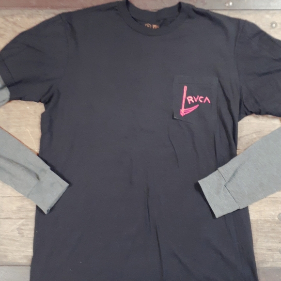 RVCA "ANP" WITH BUILT IN THERMAL LONG SLEEVE - Picture 9 of 10